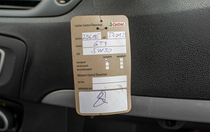 Renault Grand Scenic cena 28950 przebieg: 208000, rok produkcji 2011 z Nisko małe 781